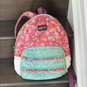 Matilda Jane Floral Backpack - Pink and Mint